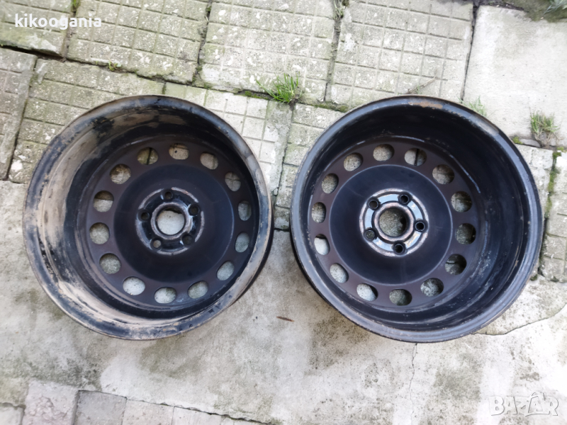 4 броя железни джанти 5x112 16" отвор - 57.1 , снимка 1