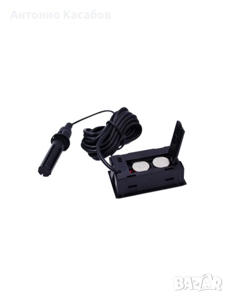 Електронен термометър и хигрометър с LCD дисплей и 1м сонда, снимка 1