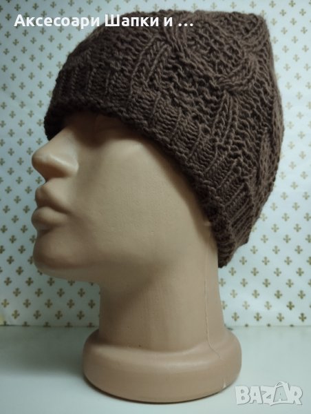 Дамска плетена шапка - дпш10, снимка 1