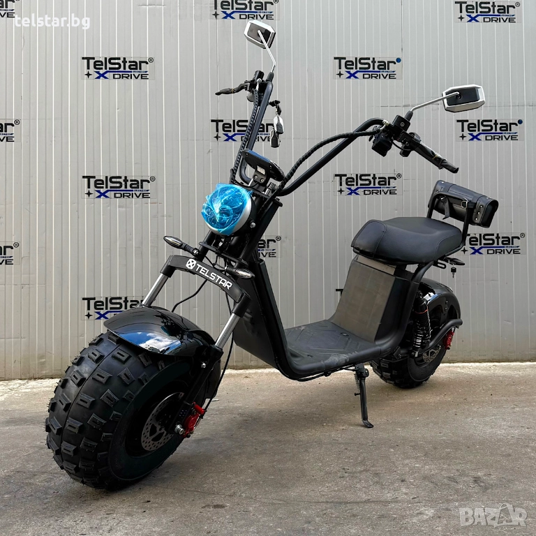 Електрически скутер OFFROAD 4X4 BIG City Harley X20 Pro 60V 21Ah 3000W (2x1500W), снимка 1