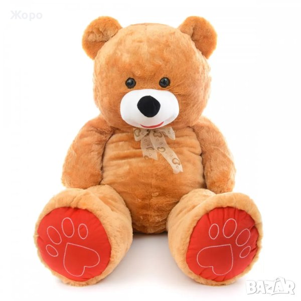 Плюшено кафяво мече 138 cm-46087, снимка 1