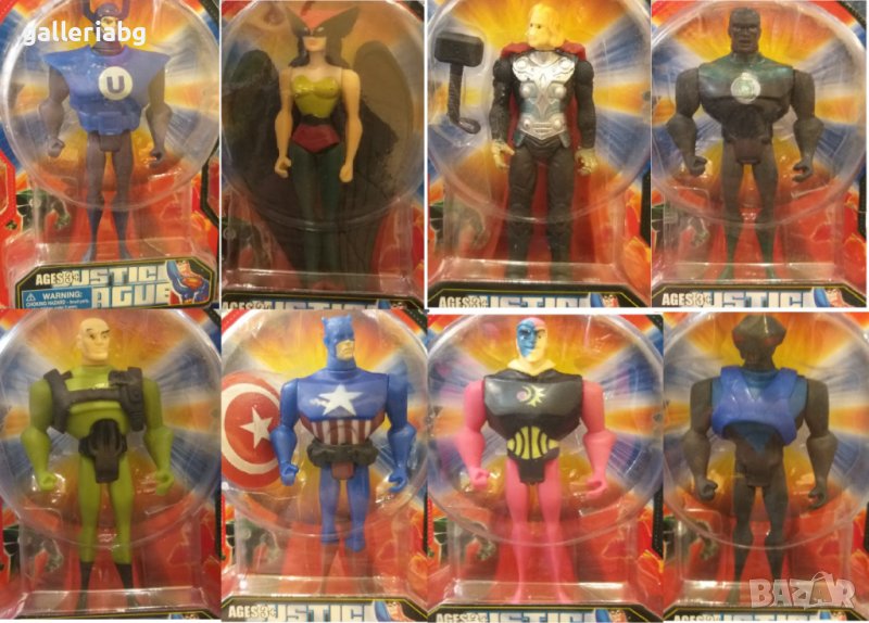 Много фигурки на героите от Лигата на справедливостта (Justice League), снимка 1