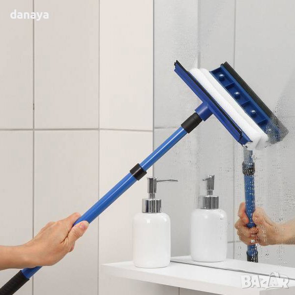 3503 Компактна стъклочистачка с телескопична дръжка, снимка 1