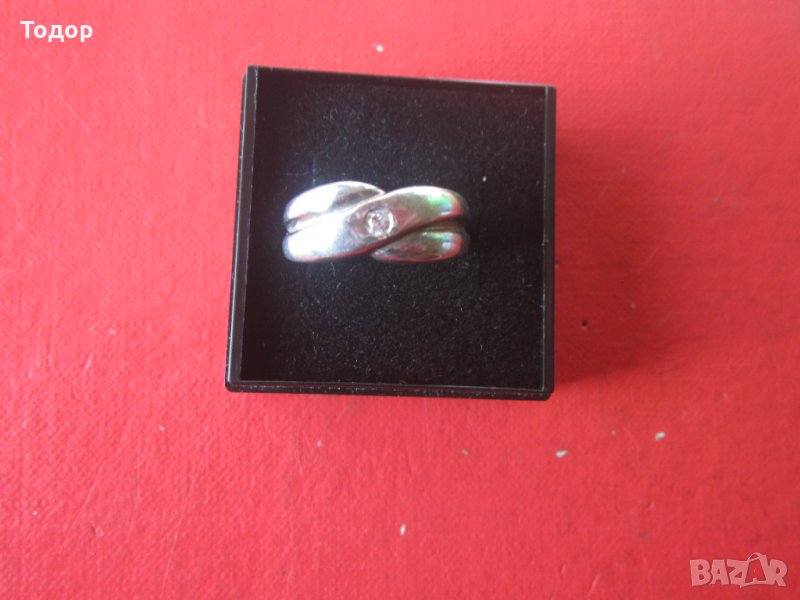 Сребърен пръстен с камък 925, снимка 1