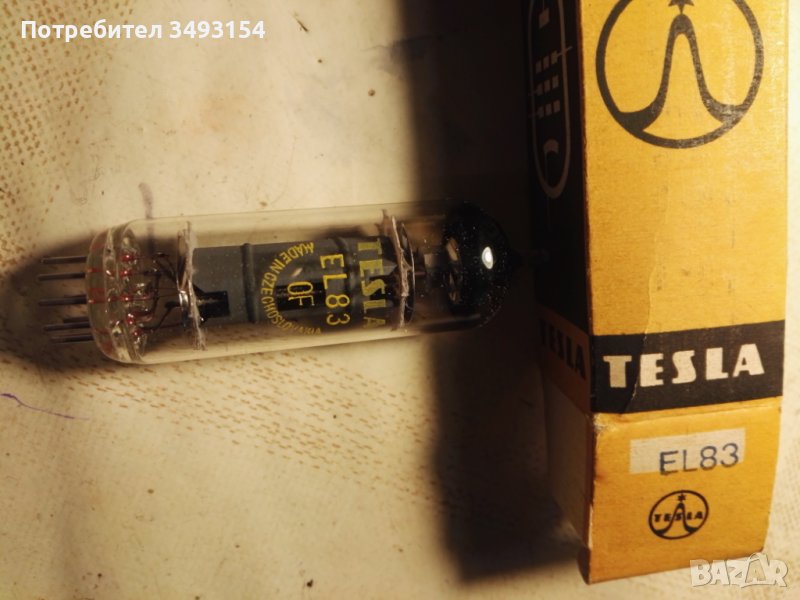 Радиолампа EL 83 , снимка 1