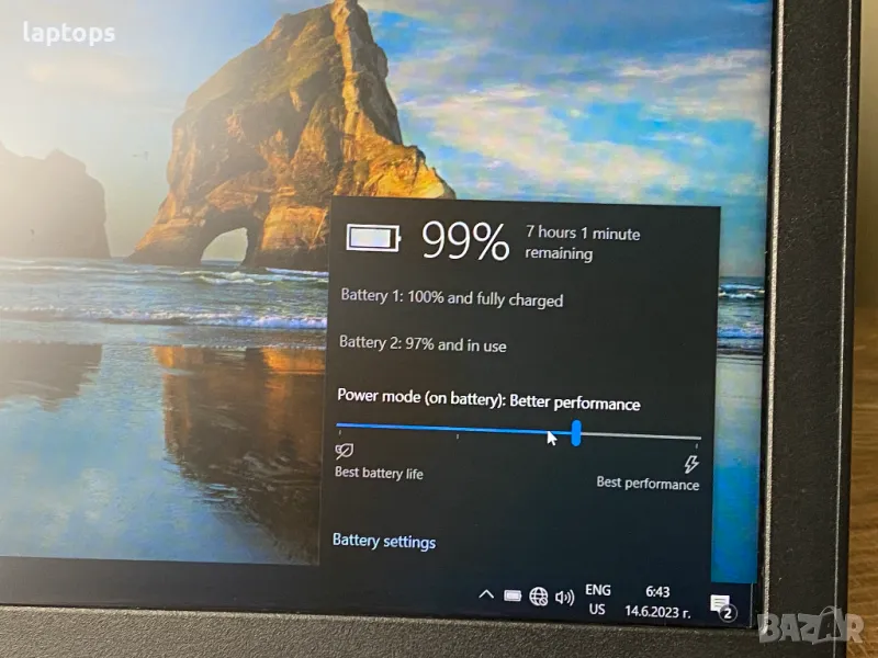 Лаптоп Lenovo Thinkpad X260 I5-6300U /8GB/NVME 256GB SSD/12.5 FullHD, снимка 1