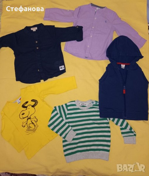 80/86 размер блузи,елек и ризи детски, снимка 1