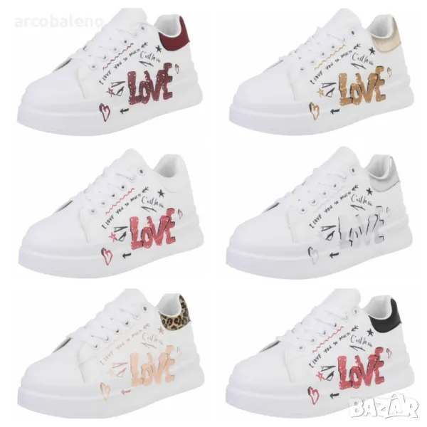 Дамски ниски кецове, 6цвята , снимка 1