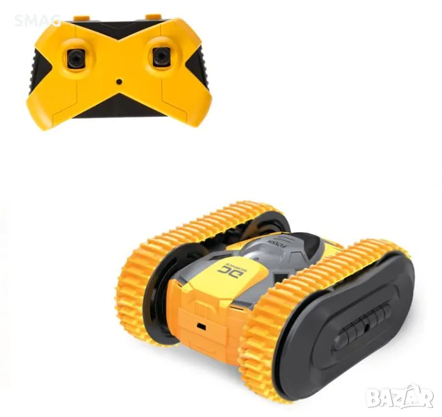 Каскадьорско RC превозно средство с колела и краулери S_1231310, снимка 1