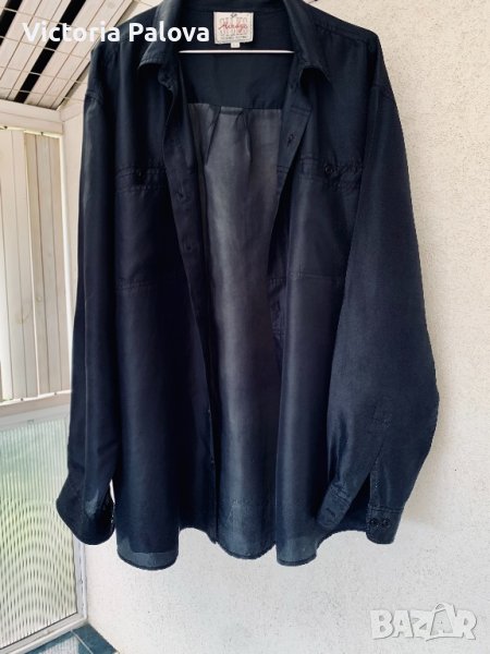 SILKS MIRAGE черна копринена риза, снимка 1