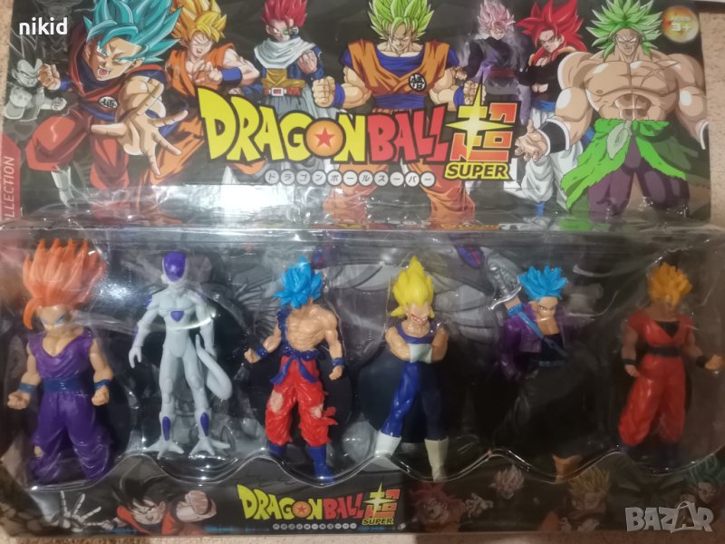 6 бр Dragon Ball Dragonball драгон бол пластмасови фигурки играчки за игра и украса торта, снимка 1