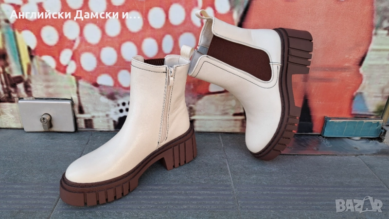 Английски дамски боти , снимка 1