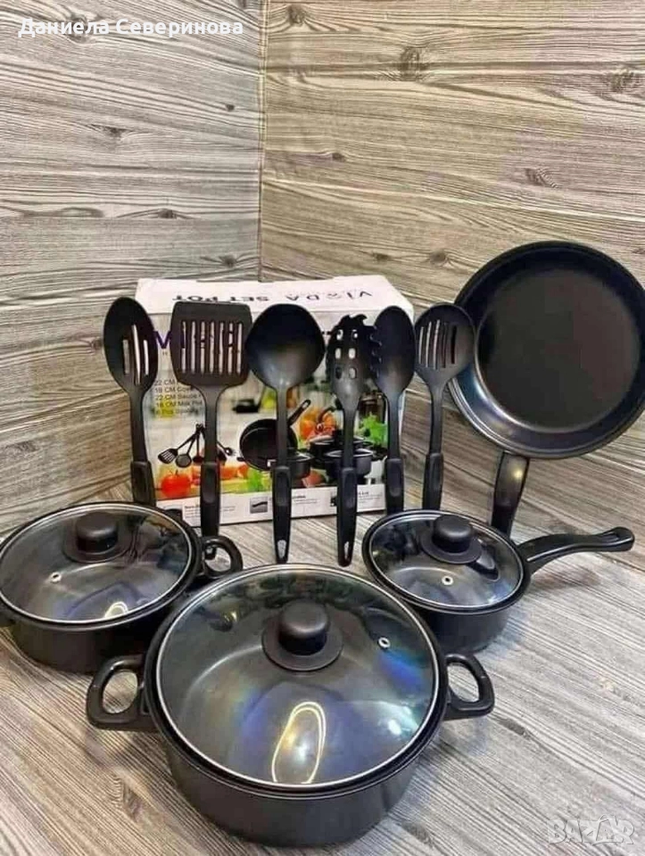 👉Комплект съдове за готвене от 13 части , снимка 1