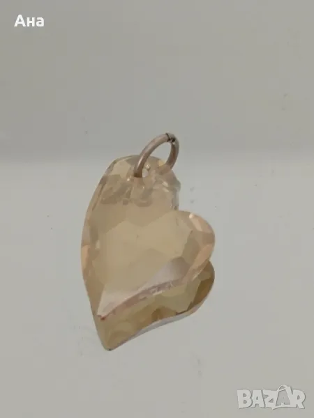 Сребърна висулка с камък , снимка 1