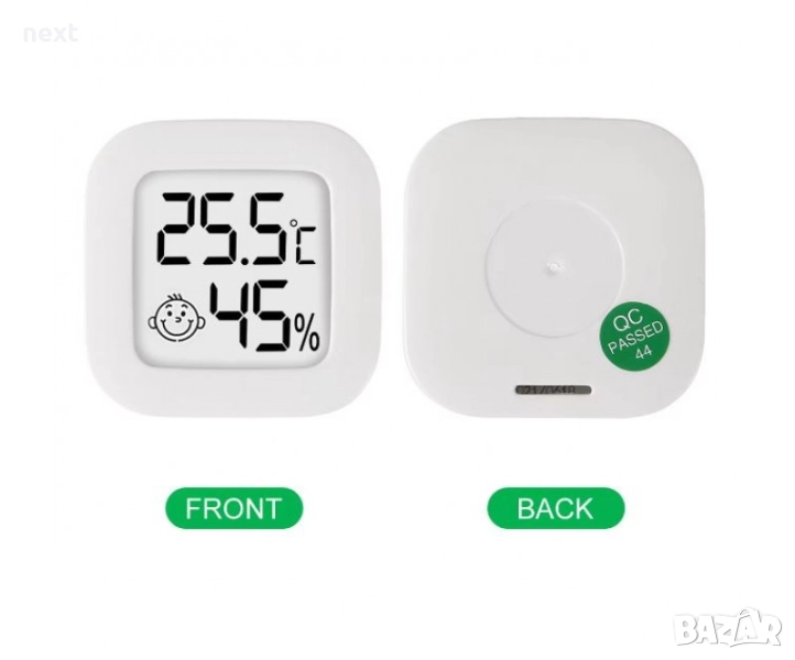 Дигитален термометър влагометър Indoor Mini Temperature LCD Electronic Monitor Hygrometer Outdoor , снимка 1