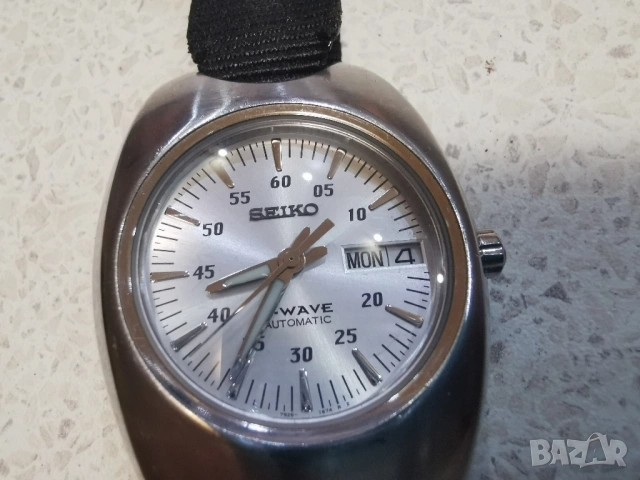 SEIKO S-WAVE AUTOMATIC -НОВ , снимка 2 - Мъжки - 53120299