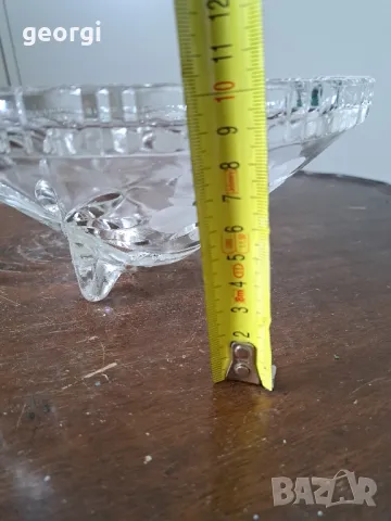 кристална фасетирана купа фруктиера 4/1, снимка 5 - Аксесоари за кухня - 49034584