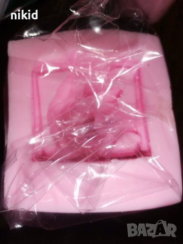 3d бебе в куфар грамаден силиконов молд форма калъп гипс свещ декор bebe boss бос, снимка 2 - Форми - 43629690