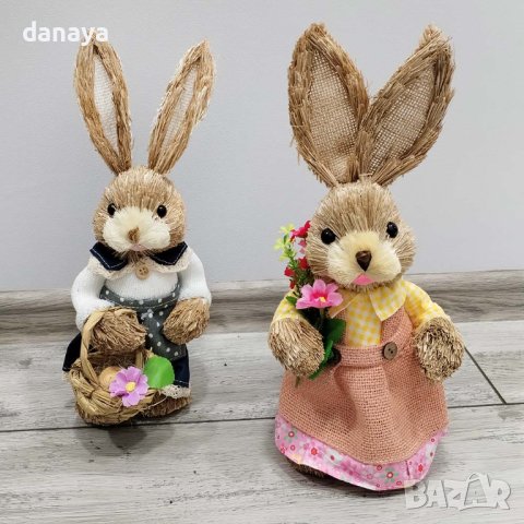 4401 Декоративен великденски заек за украса и декорация, 35 см, снимка 3 - Декорация за дома - 43957180