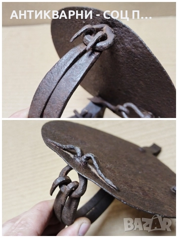 Стар Кован Капан За Животни / НОМЕР 6., снимка 8 - Антикварни и старинни предмети - 52996151