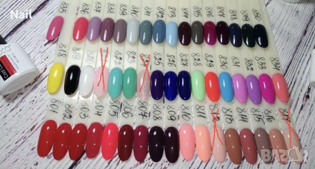 COCO геллак 50 цвята , снимка 5 - Продукти за маникюр - 43854323