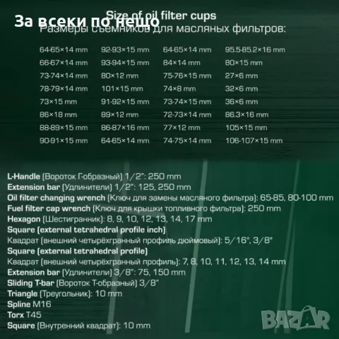 Пневматична система за смяна на масла 80 литра 61 части - масларка RockForce, снимка 6 - Други инструменти - 50333526