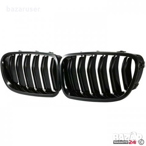 К-т Радиаторна Решетка за за BMW 7 Серия F01 (2009-2015) Черен Лак, снимка 2 - Аксесоари и консумативи - 33287324