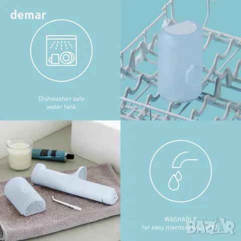 Panasonic Series 300 Иригатор за устна кухина EW-DJ27-A311, зъбен душ, 200 мл, IPX7, снимка 6 - Други - 49167222