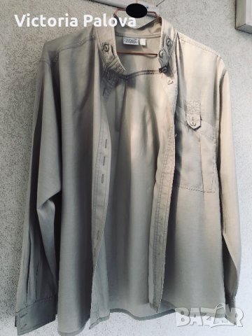 Красива дамска риза коприна и памук