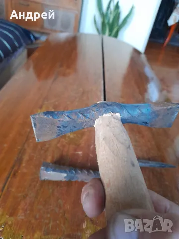 Стари чук и наковалня за клепане на коса #2, снимка 6 - Други ценни предмети - 48509772