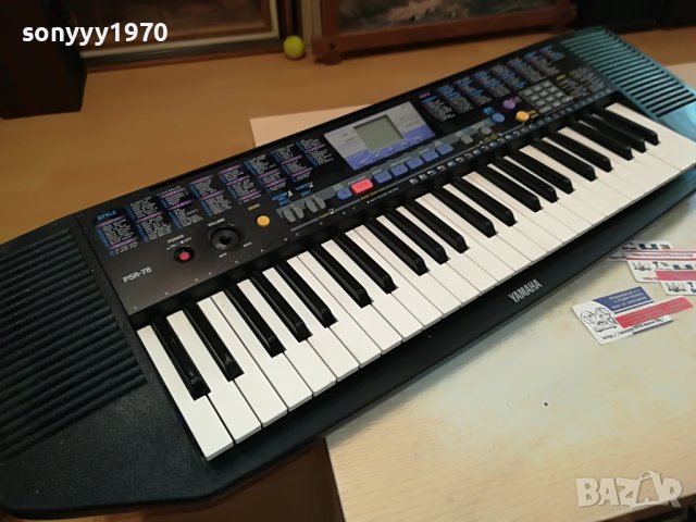 YAMAHA PSR-78 ВНОС FRANCE 2305231307L, снимка 2 - Синтезатори - 40797776