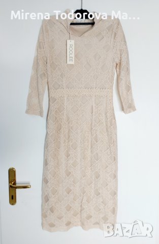 Маркова рокля на марката ROOLEE размер XS -80лв., снимка 5 - Рокли - 36695182