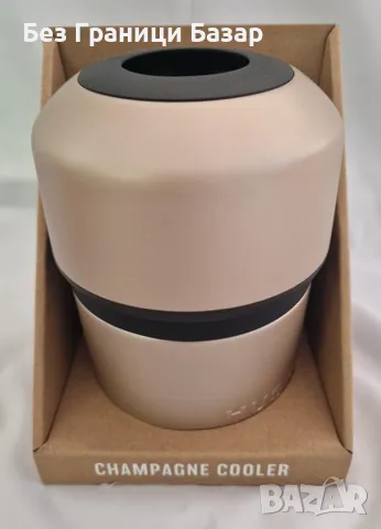 Нов луксозен Охладител за пенливо вино с вакуумна изолация без лед, снимка 10 - Други - 47389382