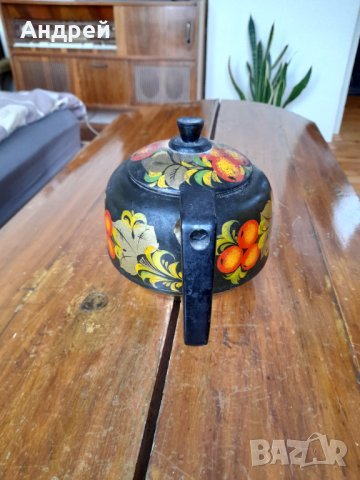 Стар чайник #32, снимка 4 - Антикварни и старинни предмети - 35116426