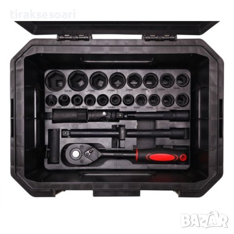 Качествени Инструменти в куфар 65 части, куфар тип стол WMC, снимка 3 - Куфари с инструменти - 43274591