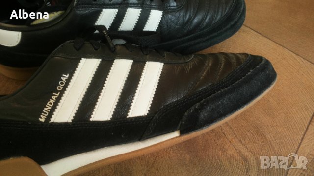 Adidas MUNDIAL GOAL Leather Football Shoes Размер EUR 43 1/3 / UK 9 за футбол в зала 66-14-S, снимка 5 - Спортни обувки - 43718009
