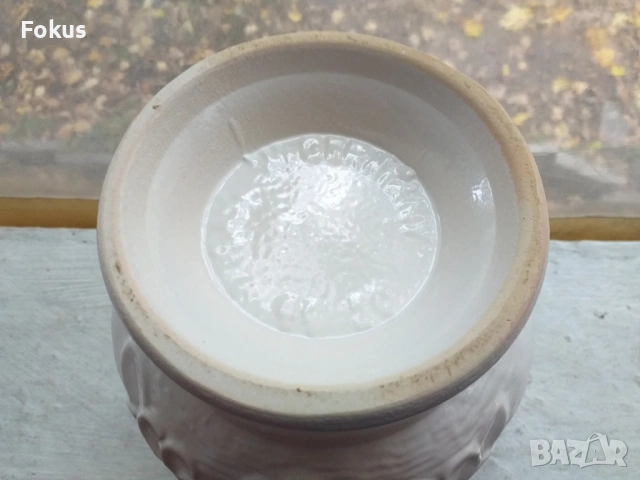 Бяла кана немска керамика колекционерска, снимка 5 - Антикварни и старинни предмети - 53451904