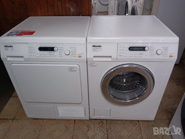 Комплект пералня и сушилня с термопомпа Миеле Miele Made in Germany 2 години Гаранция!
