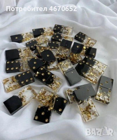 Домино от епоксидна смола , снимка 4 - Ръчно изработени сувенири - 53046692