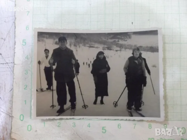 Снимка стара на ски при Люлин