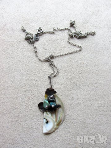 	сребърен медальон 8, снимка 3 - Колиета, медальони, синджири - 40800685