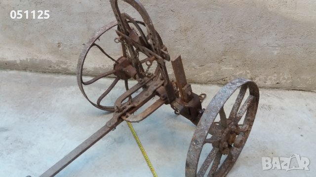 отличен възрожденски колесар, теглич за рало плуг, снимка 16 - Антикварни и старинни предмети - 38211556