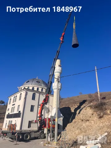 Камион с кран, Автокран, Самосвал с кран, снимка 10 - Други услуги - 32636383