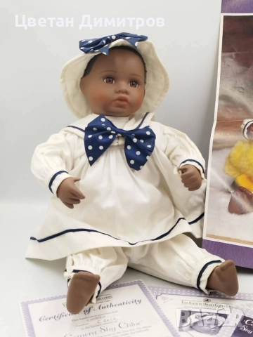 Колекционерска порцеланова кукла , снимка 2 - Кукли - 51446089