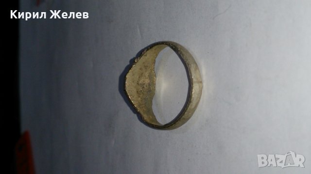 Стар пръстен уникат над стогодишен сачан - 73501, снимка 4 - Антикварни и старинни предмети - 28987026