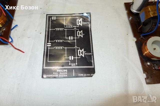 Philips прекрасни говорители и филтри от 70-та    година, снимка 11 - Тонколони - 52133362