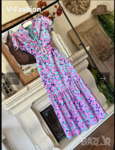 Дълга лятна рокля , снимка 2 - Рокли - 50143462