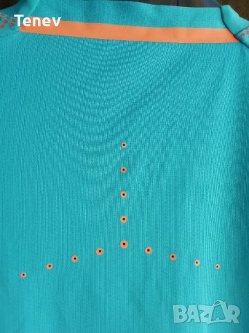 Adidas Barricade Tee Samba Blue/Glow Orange оригинална тениска фланелка Адидас размер М, снимка 3 - Тениски - 43241843