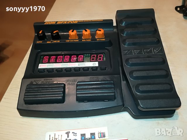 ZOOM BFX-708 BASS EFFECT PROCESSOR-FRANCE L0211220840