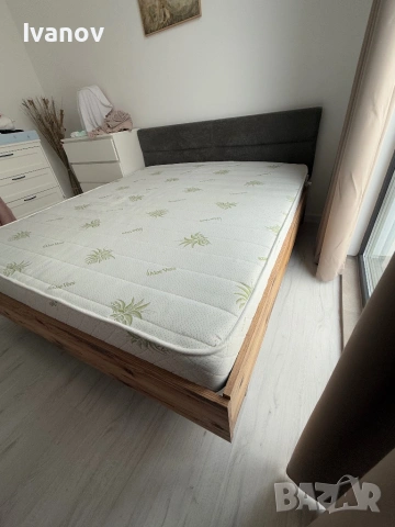 Продавам спалня + матрак 180/200